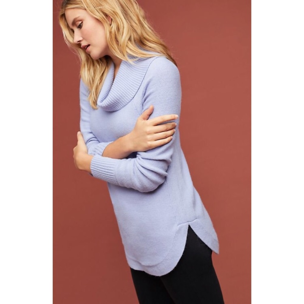 NWT Anthropologie Brent Cowl Neck Pullover - Picture 2 of 2